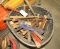 Bucket of Asst. Hammers, Hatchets, Small Axes, Etc.