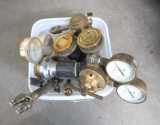 Asst. Pneumatic Gauges & Filters