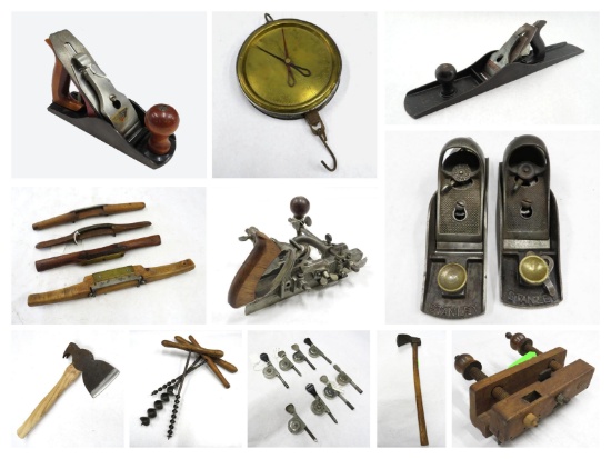 (1633) Vintage and Antique Hand Woodworking Tools