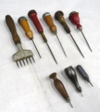 (9) Asst. Vintage Ice Picks