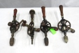 (4) Egg Beater Hand Drills