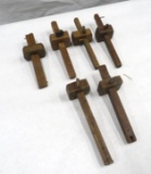 (6) Antique Carpenters Scribes