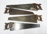 (4) Cross Cut Saws