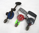 (3) Asst. Bit Brace Hand Drills