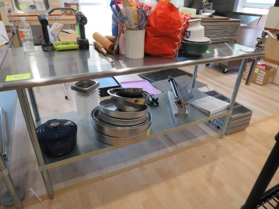 SS 2-Tier Work Table