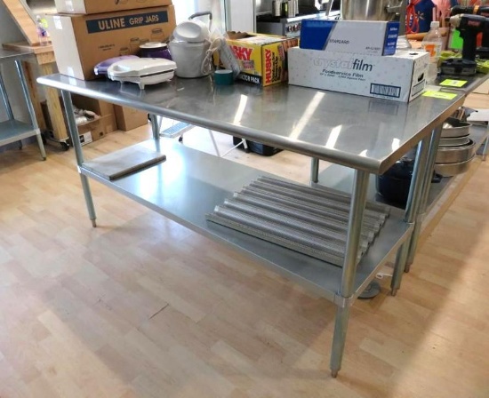 SS 2-Tier Work Table