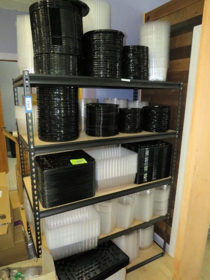 Large Asst. Plastic Cake Trays w/ Covers