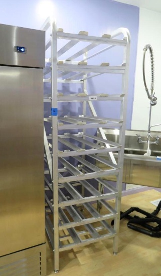 9-Tier Aluminum #10 Can Rack