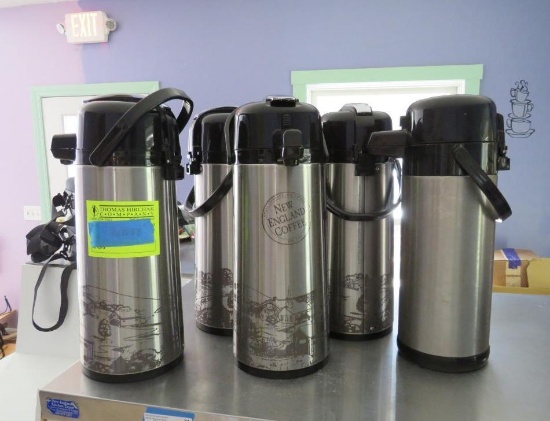 (5) Insulated Coffee Dispensers