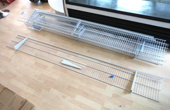 (6) Wire Wall Shelves