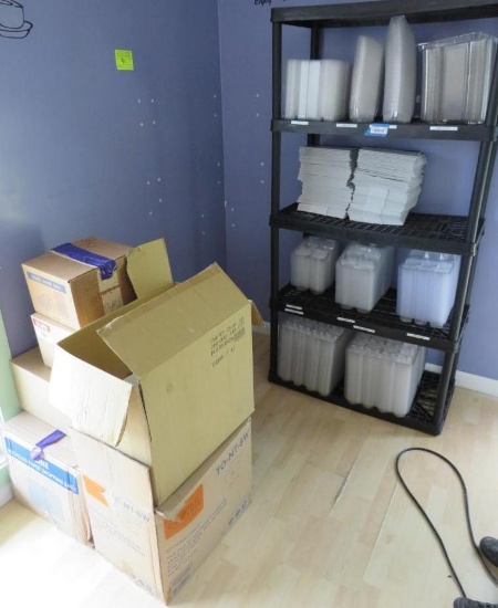 Asst. Shopping Bags, Poly Food Storage Containers