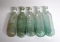 (5) Antique Glass Torpedo Bottles