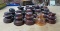 (17) Asst. Antique Electrical Insulators