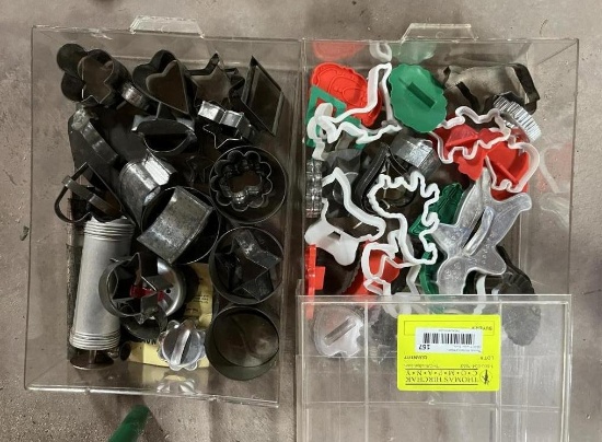 Asst. Vintage & Modern Tin & Poly Cookie Cutters