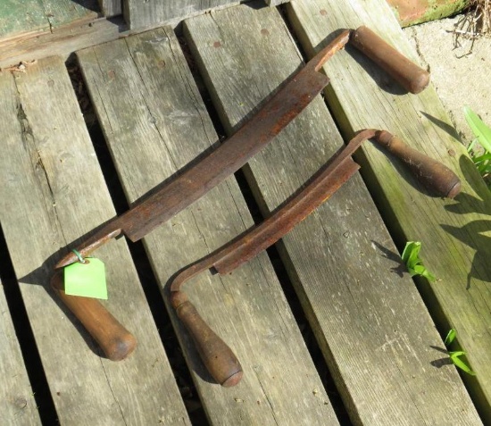 (2) Antique Draw Shaves