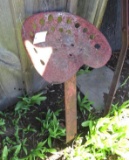 Antique Steel Implement Seat