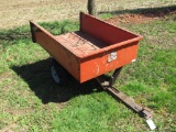 10 Cubic Ft Tow Behind Garden Cart