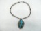 Navajo Sterling & Turquoise Pendant