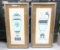 Pair of Mid Century Watercolor & Gouache Paintings