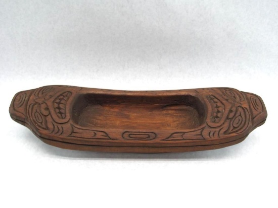 Abner Johnson AJ Carved Tlingit Bowl