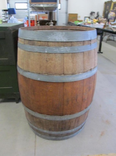 Vintage 50 Gallon Oak Barrel