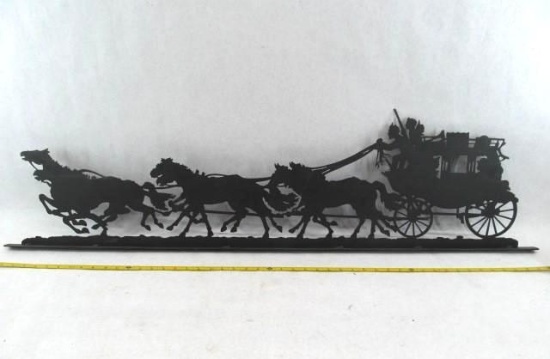 Stagecoach Metal Silhouette