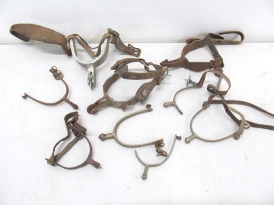 (8) Cowboy Boot Spurs