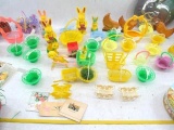 (2) Boxes Vintage Plastic Easter Toys & More