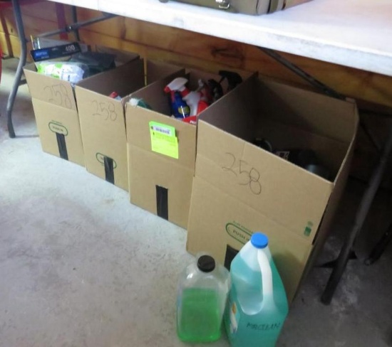 Automotive Cleaning Supplies w/ Abrasives & Spray Paint