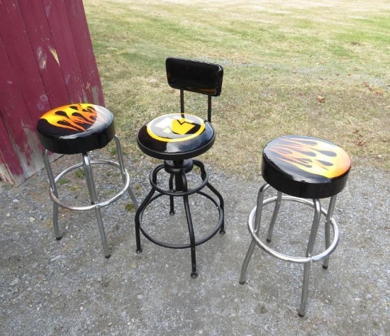 (3) Promotional Bar Stools