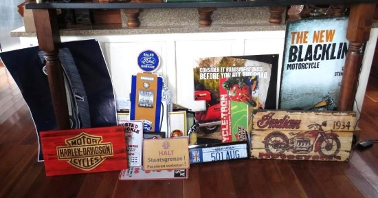 Asst. Collectable Signs & Advertising Memorabilia
