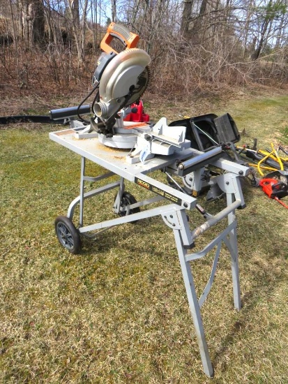 Rigid 10" Miter Saw on Workstand