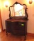 4-Drawer Serpentine Front Dresser w/ Mirror