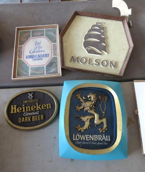 (4) Asst. Beer Promotional Signs