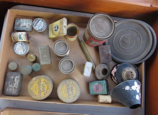 Vintage Advertising Tin Collectibles
