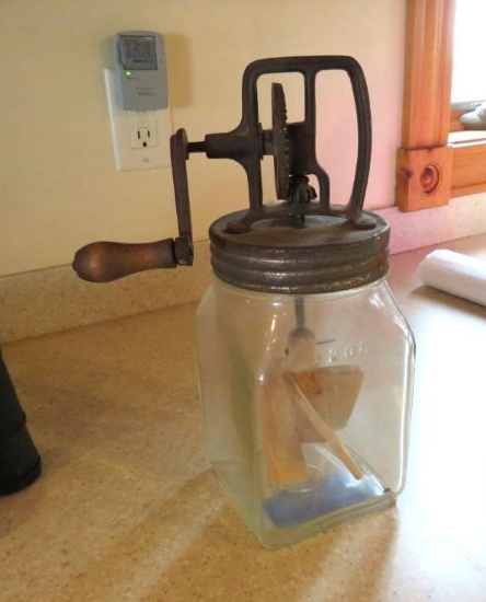 Antique 2 Qt. Churn