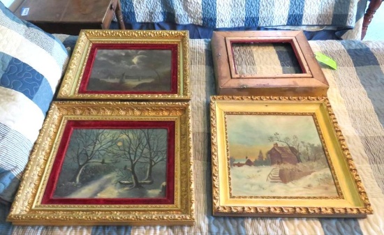 (4) Ornate Picture Frames
