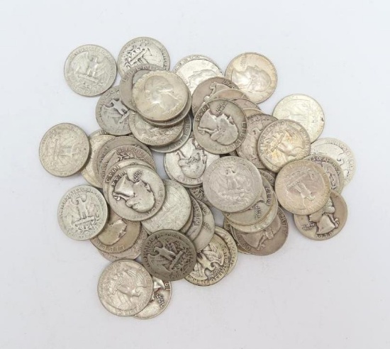 (55) Silver U.S. Washington Quarters