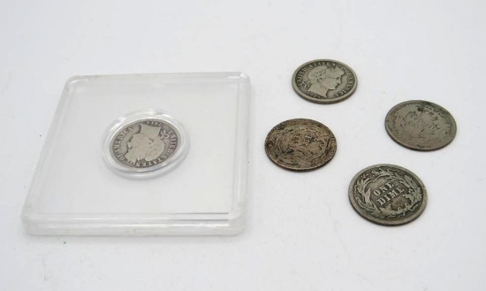 (5) U.S. Silver Dimes