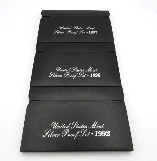 (3) U.S. Silver Proof Coin Sets