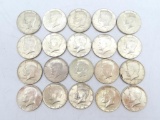 (20) 1964 U.S. Kennedy Half Dollars