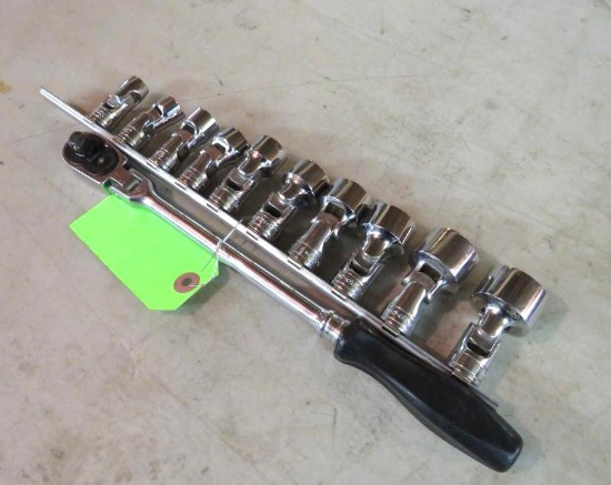 (10) Snap-On Knuckle Sockets & (1) Driver