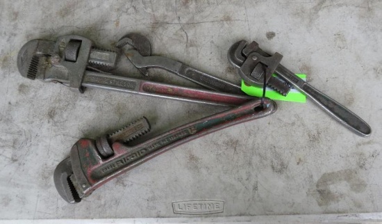 (4) Asst. Pipe Wrenches