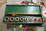 Ridgid Manual Pipe Threader w/ (8) Dies
