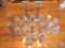 (16+/-) Pressed Glass Candle Sticks