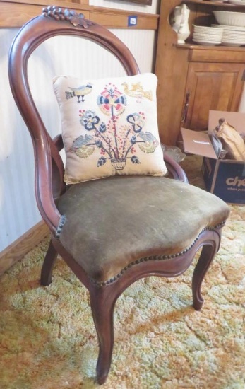 Mahogany Base Side Chair