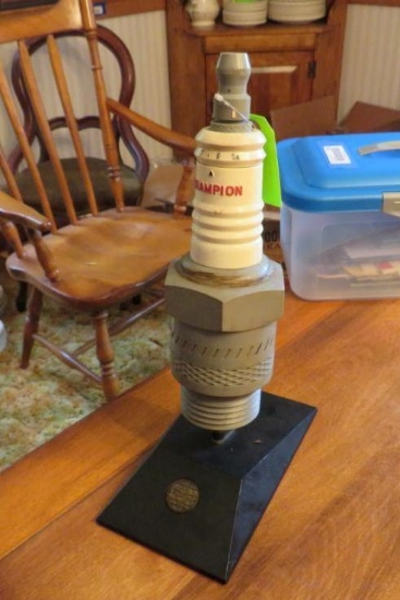 Vintage Champion Spark Plug Radio