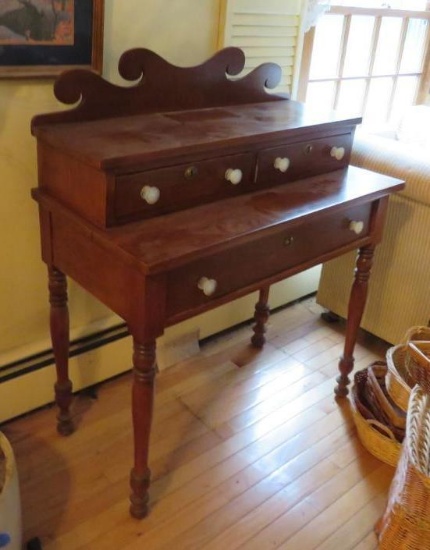 3-Drawer Wood Hutch