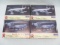 (4) Monogram Airplane Model Kits