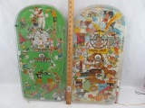 (2) Marx Plastic Bagatelle Marble Games